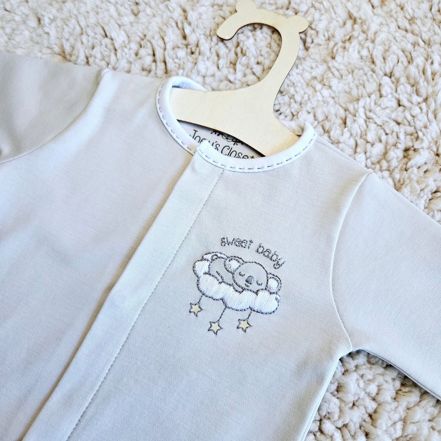 Sweet Baby Soft Pima Cotton Footie Sleepers | Hypoallergenic Newborn Footie | Joey's Closet